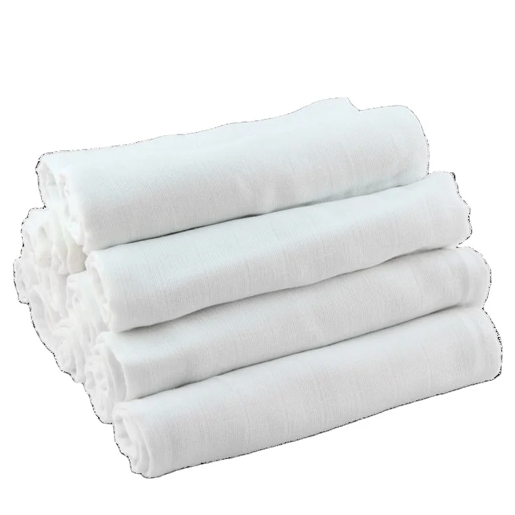 Wholesale 6 Muslin 70*70CM Squares 100% Cotton Printing Double Layers Gauze Cloth Baby Diaper
