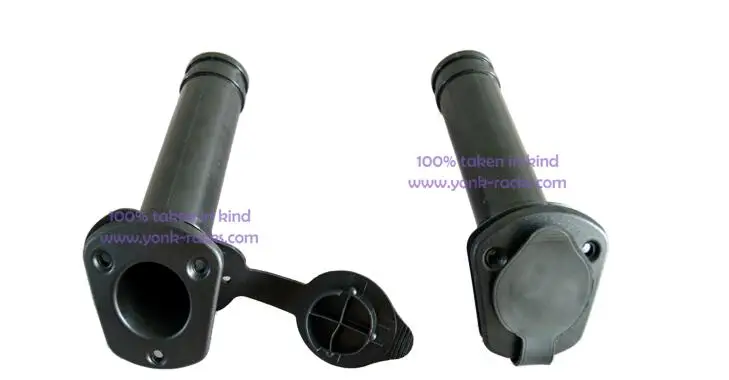 Yonk Plastic Kayak Fishing Rod Holder with Rubber Cover