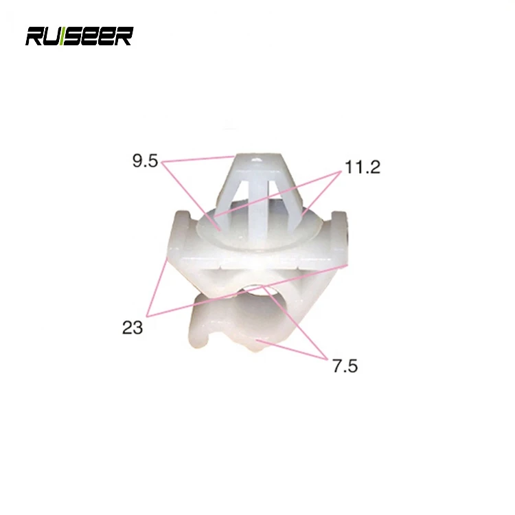 High-quality 100-piece automobile hood support fastener rivet base holder push hood door trim panel clamp fastener