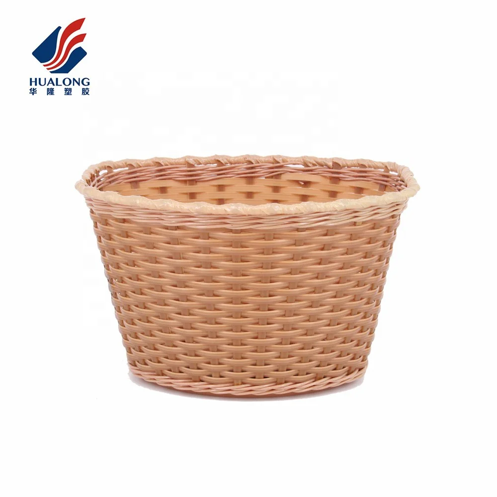 vintage baby kids front bicycle rattan rack folding basket detachable wholesale black