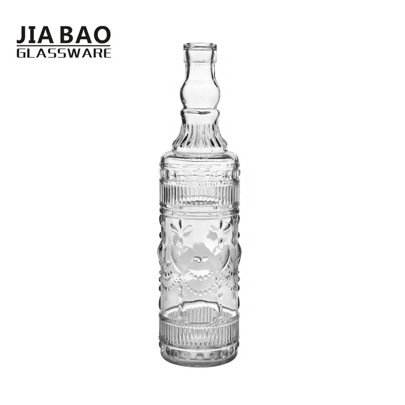  Уникальная стеклянная бутылка для водки объемом 1 литр бутылки хранения