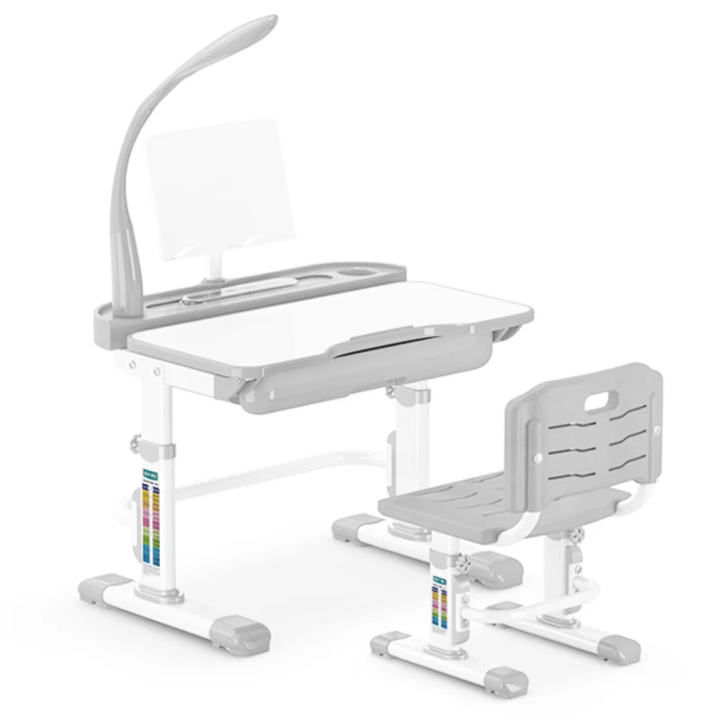 M7S Plastic children furniture desk and chair set  kids study table