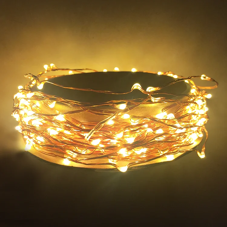Factory Price Outdoor Wedding Patio Bistro Decorative Fairy String Lamp Christmas Tree Lights
