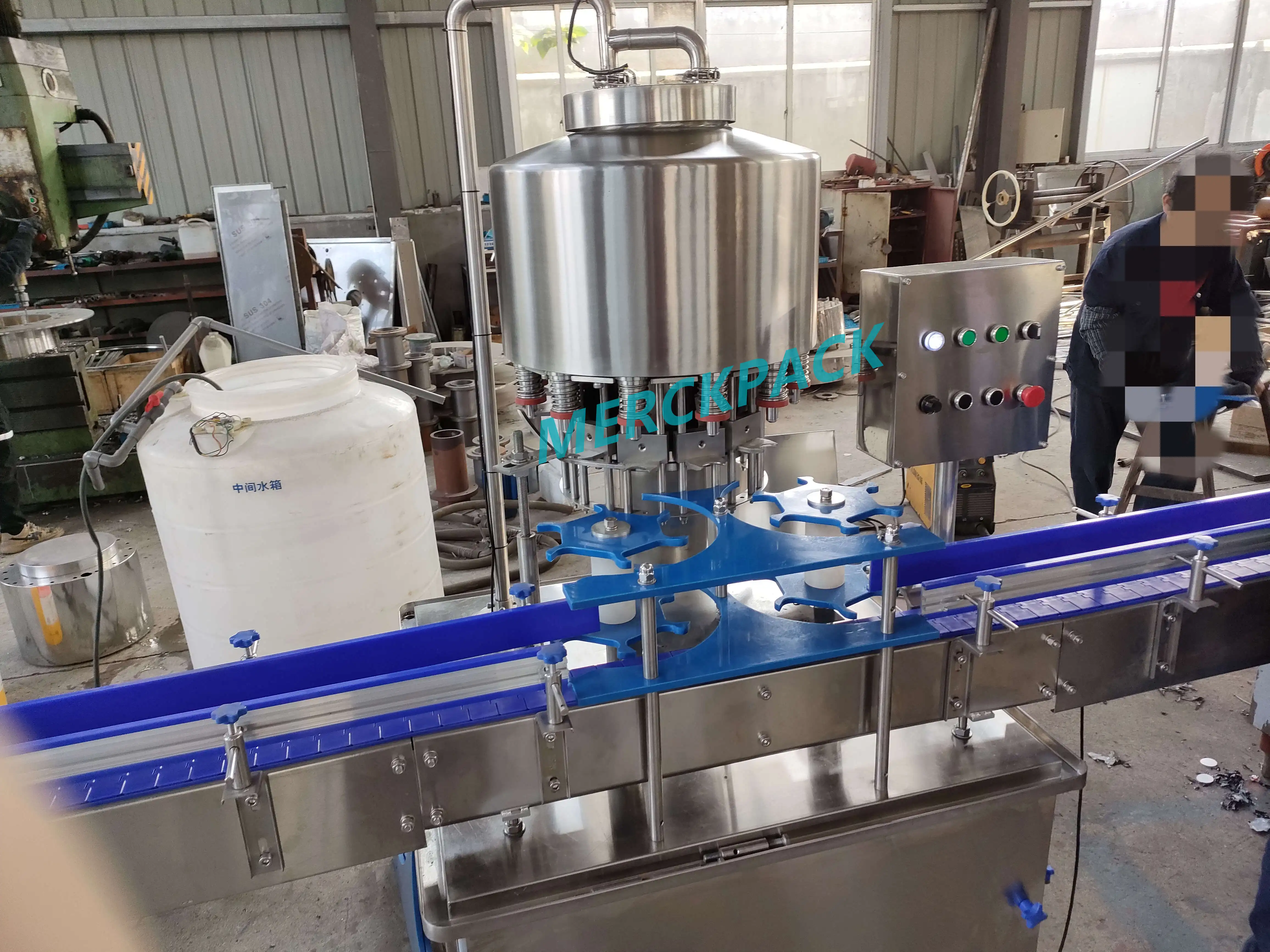 Small Factory Linear Type Washing Rinsing Filling Capping Machine Bottled Water Packing Machine Production Line