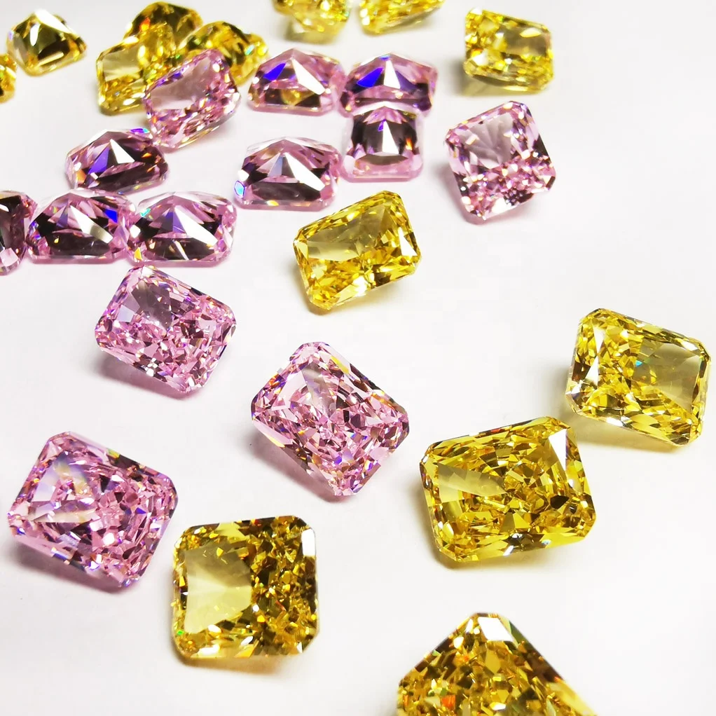 Бижутерия BaiFu восьмиугольная форма искусственный фианит