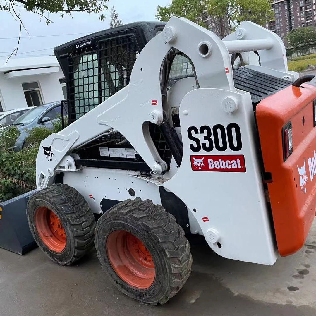 Used Mini Skid Steer Loader Bobcat Mini Loader S185/ S300 Wheel Skid Steer Loader for Sale