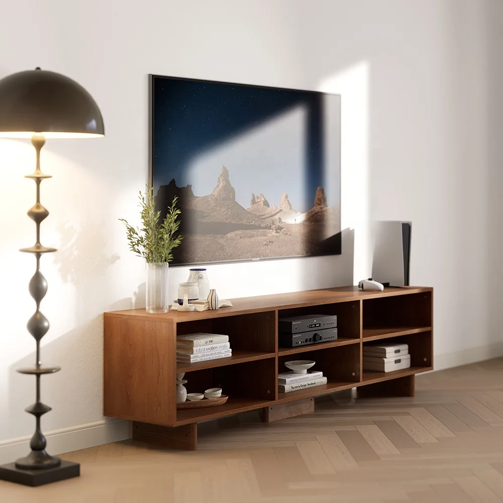 Only B2B Boori Wooden Large Home Storage Organization Book Shelves Cabinet