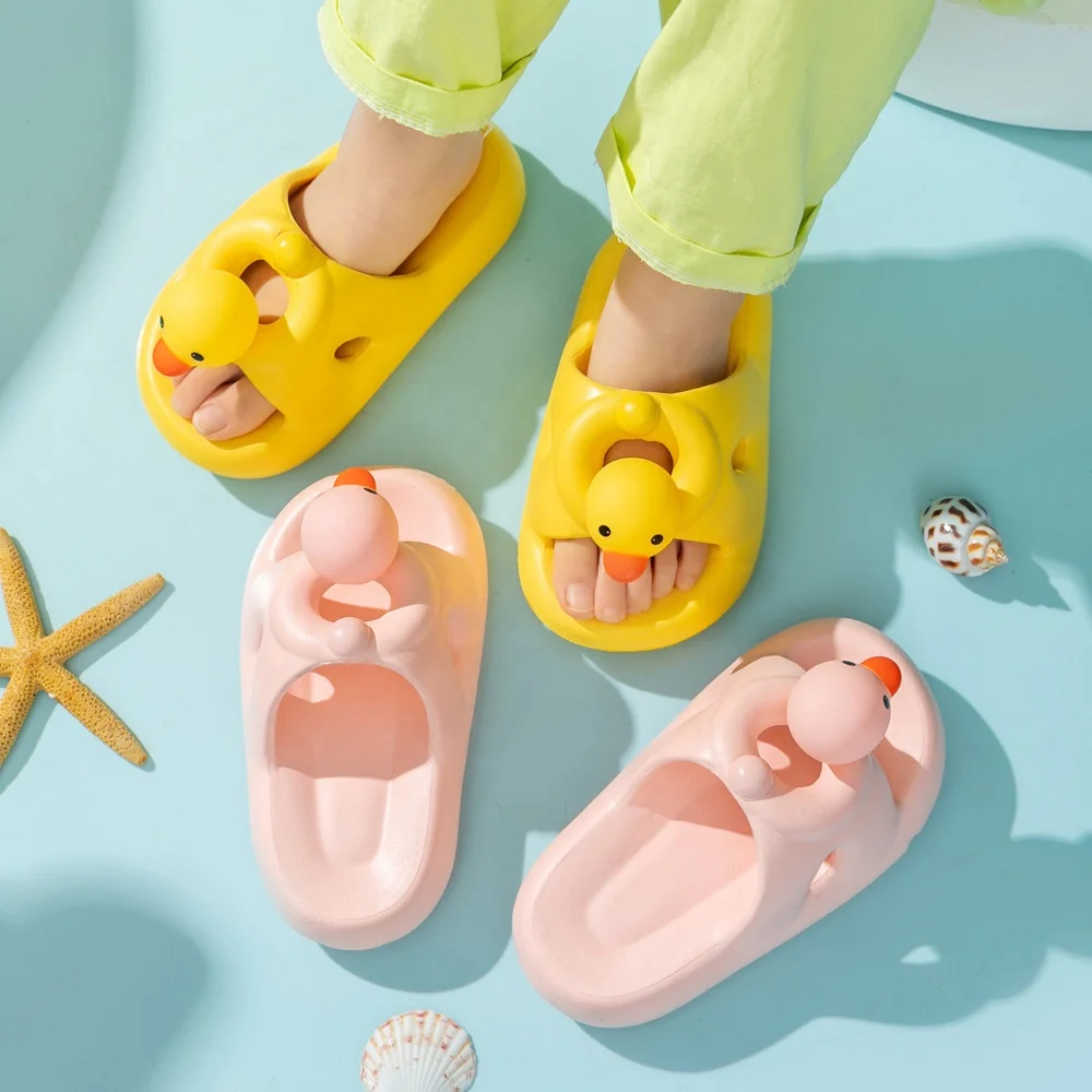 Comfortable women Slides Slippers for home carton flat slippers OEM EVA Massage anti-skid slides ladies slip on mulle shoes