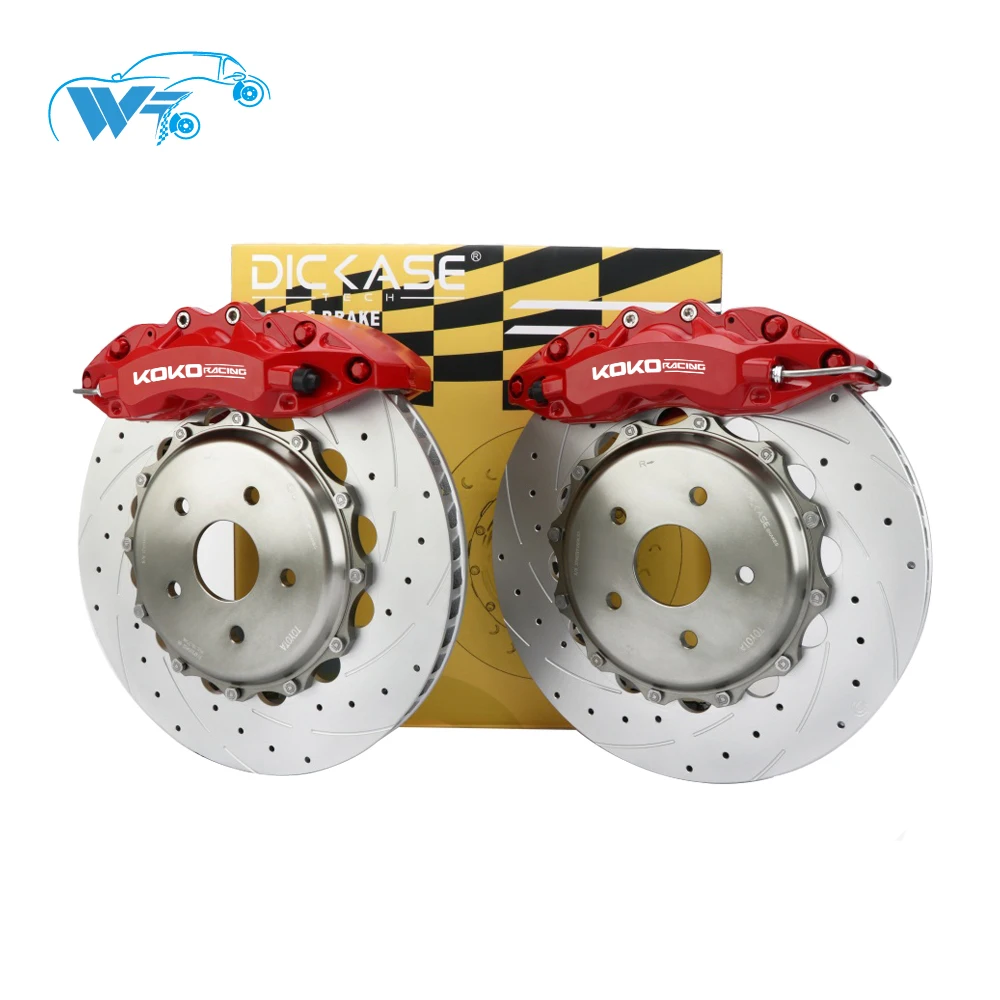 
WT9040 6 pot brake caliper 355*32mm drilled brake disc 18 rim front wheel for kia k5 