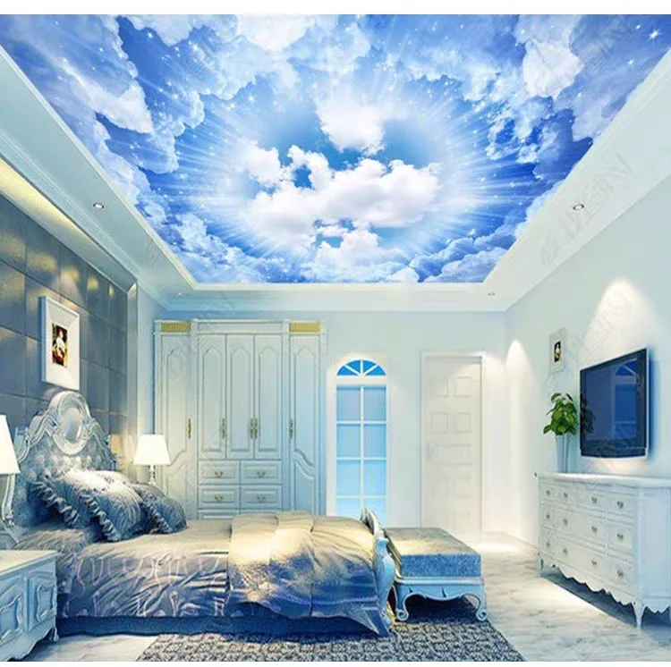 wholesale price Galaxy sky Decorative films PVC foil stretch ceiling PVC foil interior decoration false pop ceiling