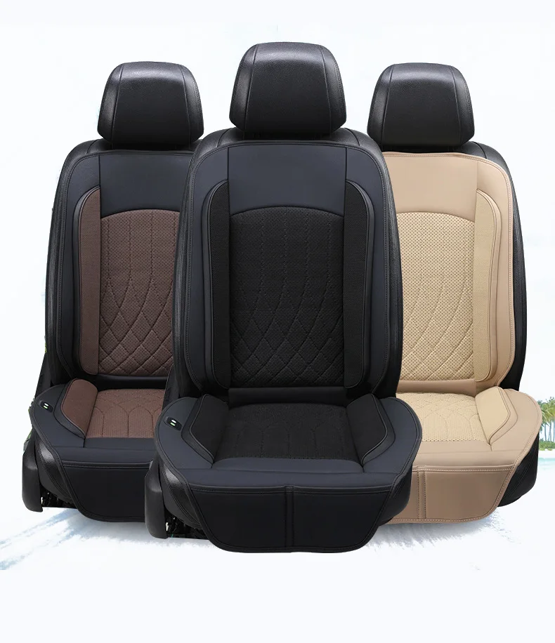 12v 24v winter heated warm heating air ventated massage car cushion seat cover