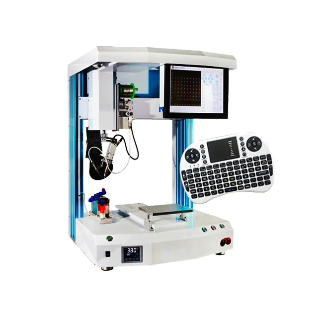3 axis industrial robots machine pcb welding station automatic soldering robot