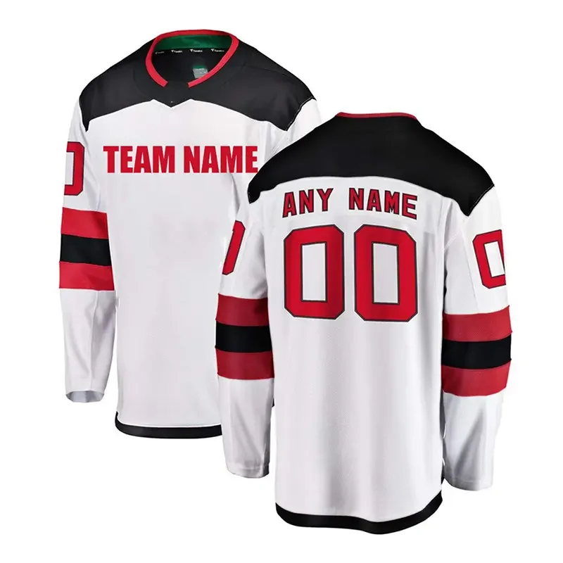 Cheap Embroidered High Quality Practice Hockey Jersey Lightweight 100% Polyester Sublimation Reversible Custom Hockey Jerseys