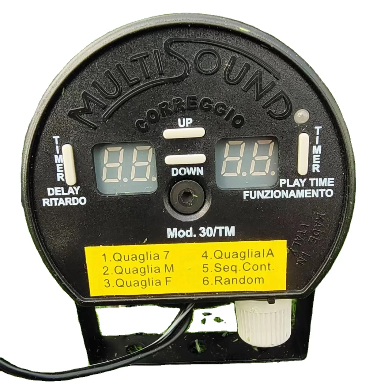 Multisoumd Bird Caller hunting decoy device CP395B with timer WITH 6 birds sounds contains quail bird sounds