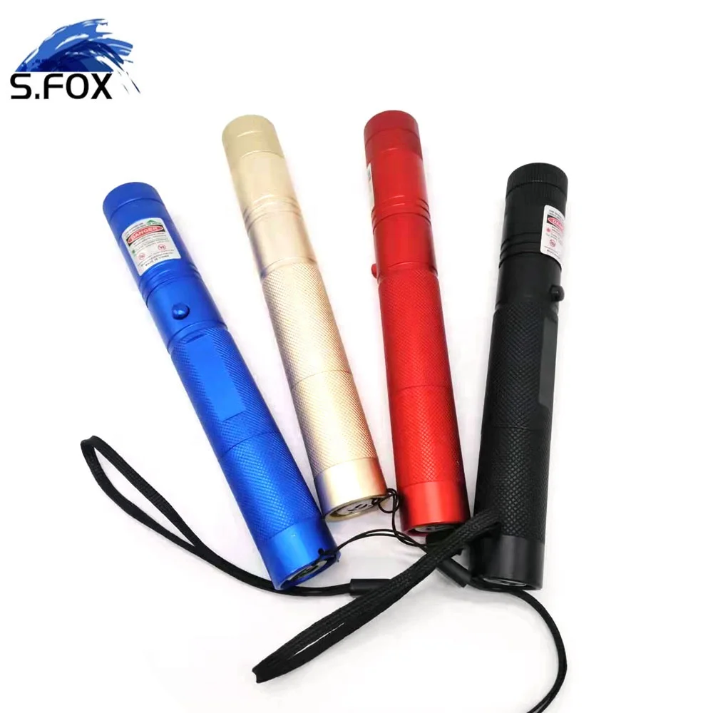 High Quality Bright Light Rechargeable Red Blue Green Laser Pointer 303