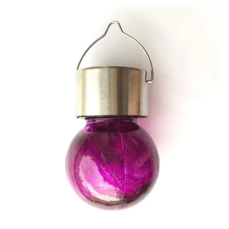 HOMIFINE подвесные солнечные светильники наружные на солнечных батареях водонепроницаемые Ландшафтные фонари с трещиновым стеклом дизайн для украшения