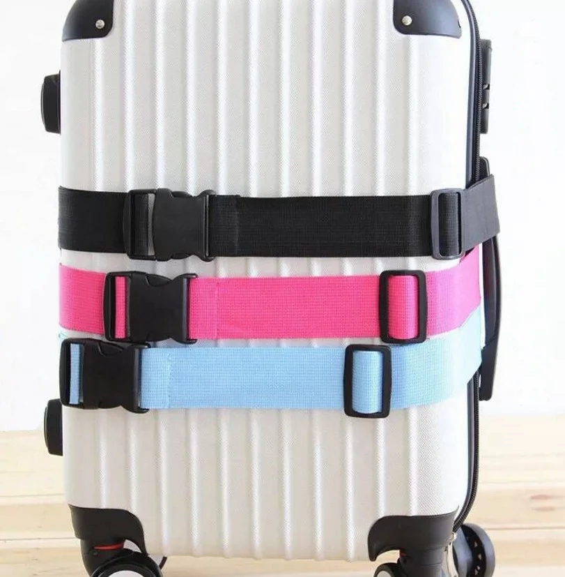 Colorful light weight simple and good quality PP Nylon Polyester Luggage belt by custom design