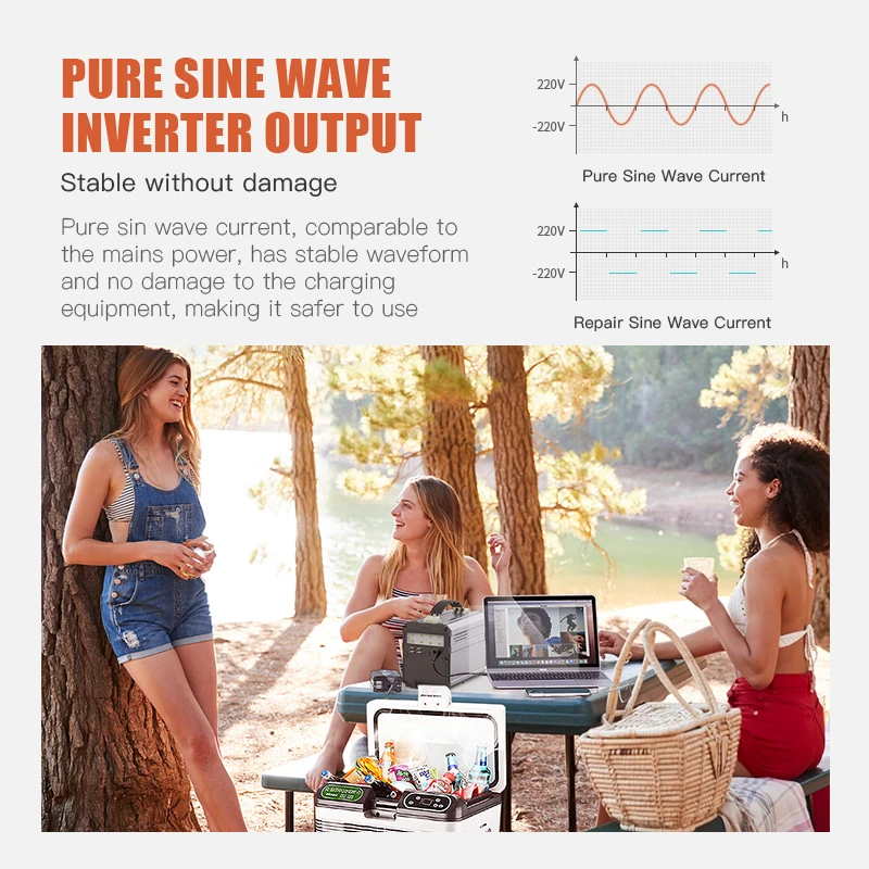 DC AC 300W solar generator optional 25Ah 75000mAh portable outdoor power station jump start