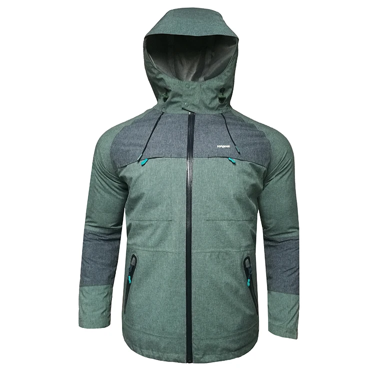 Topgear Hot Sale Mens Winter Running Slim Models Hardshell Hooded Jacket Mens