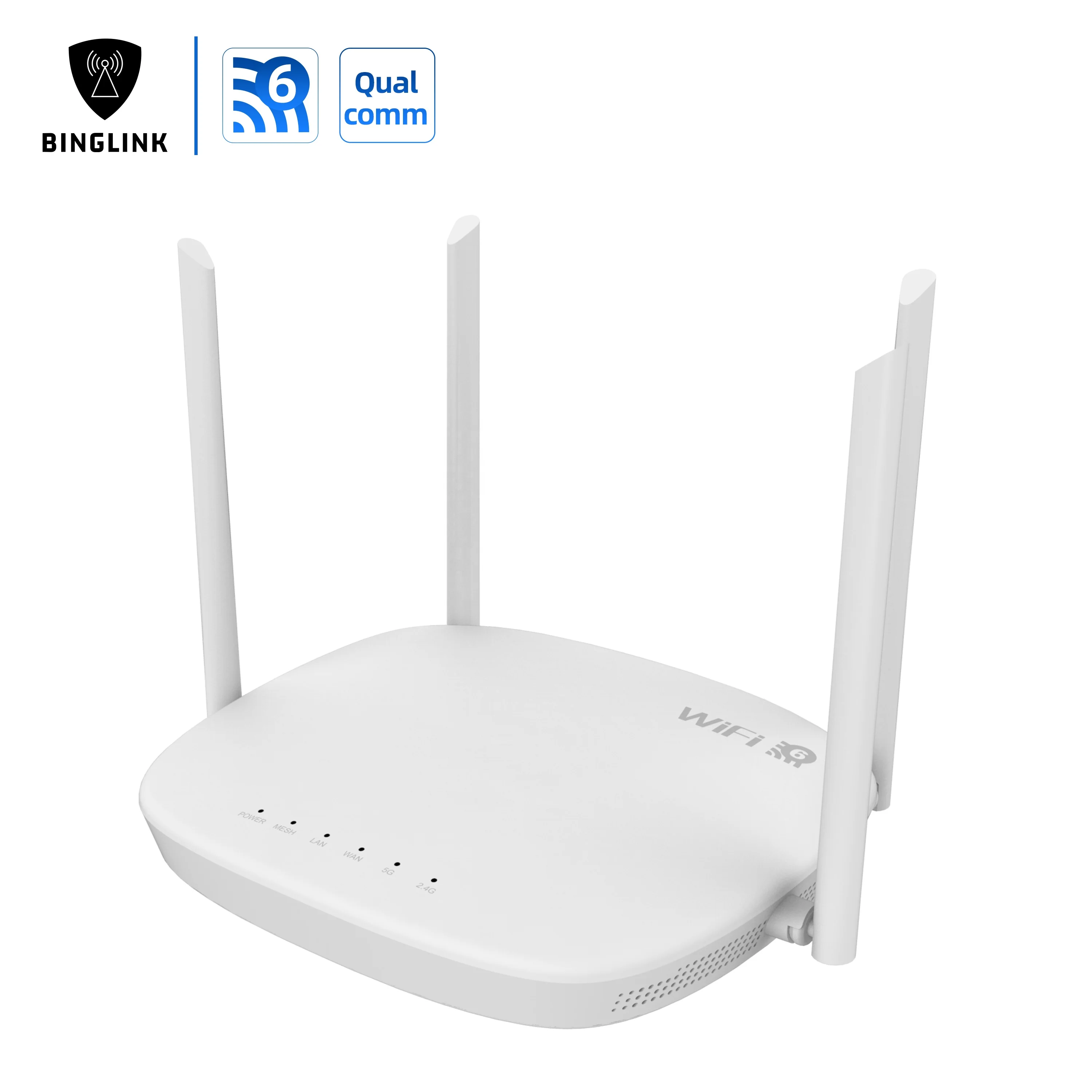
Home 1800Mbps Mesh router wifi 6 wireless Routers wifi repeater Dual-Band 2.4G/5GHz 4-Core wireless router High Gain 4 Antennas 