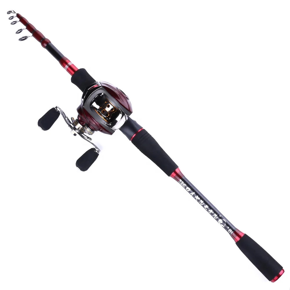 Telescopic fiberglass Fishing Rod 1.8m 2.1m 2.4m 2.7m Carbon Fishing Stick hand pole Spining rod for sea