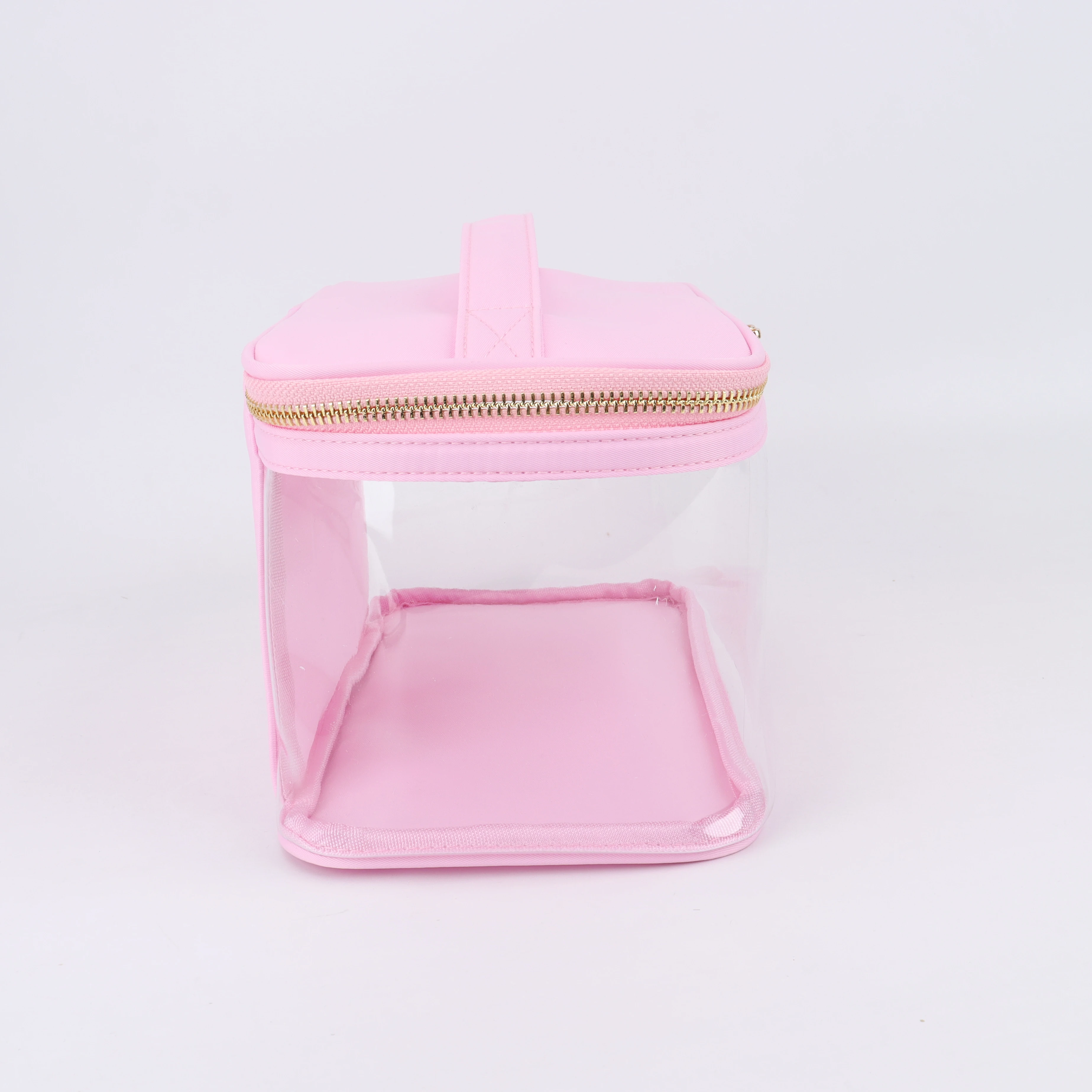 Large make up clear cosmetic waterproof travel transparent pvc hair nail accessories pouch beach organizer hang toiletry bag
