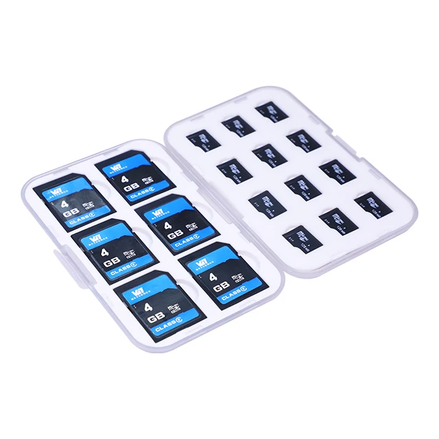 Multi-function memory card case for TF & SD holder