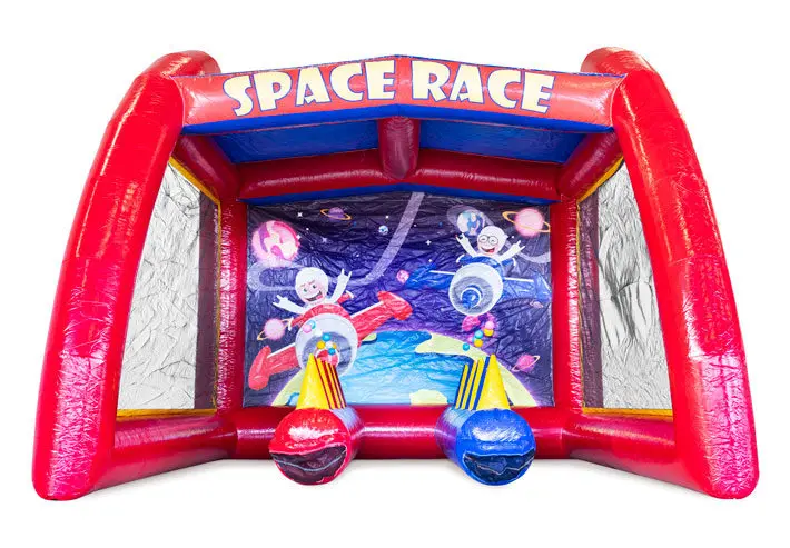 Space Race Themed Inflatable Interactive Custom Shooting Game Challenging IPS System for Shooting Gallery for Outdoor Activities