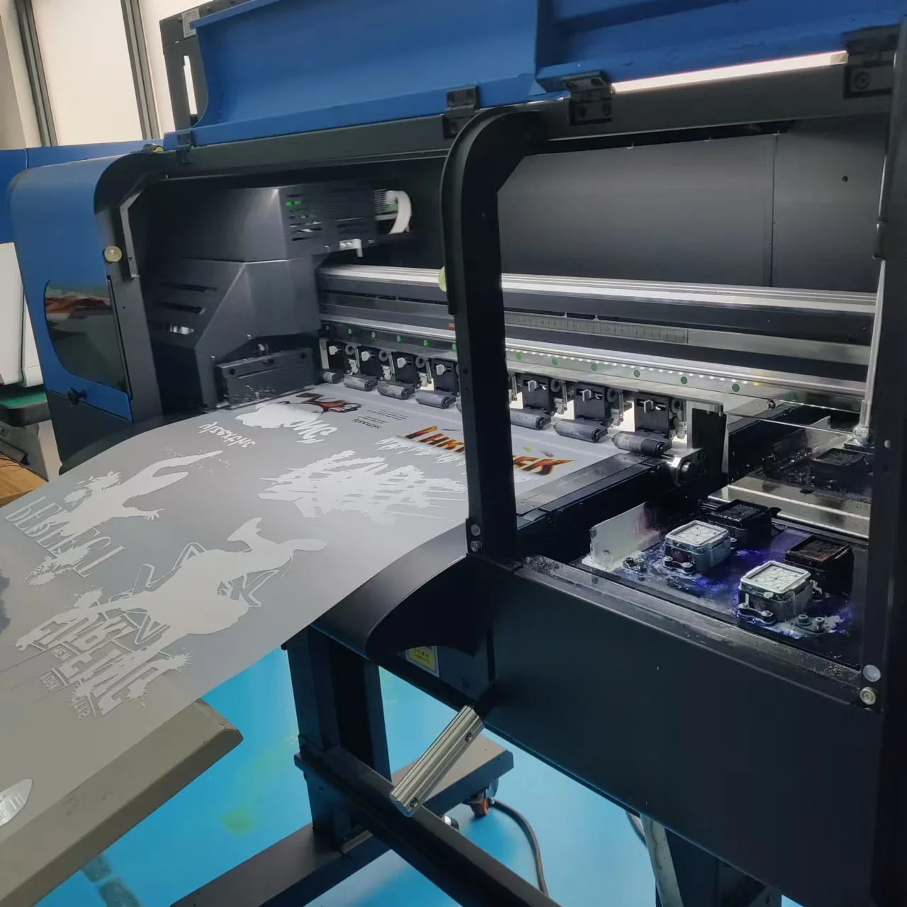 24-дюймовые головки I3200 печатное оборудование dtf для текстильного