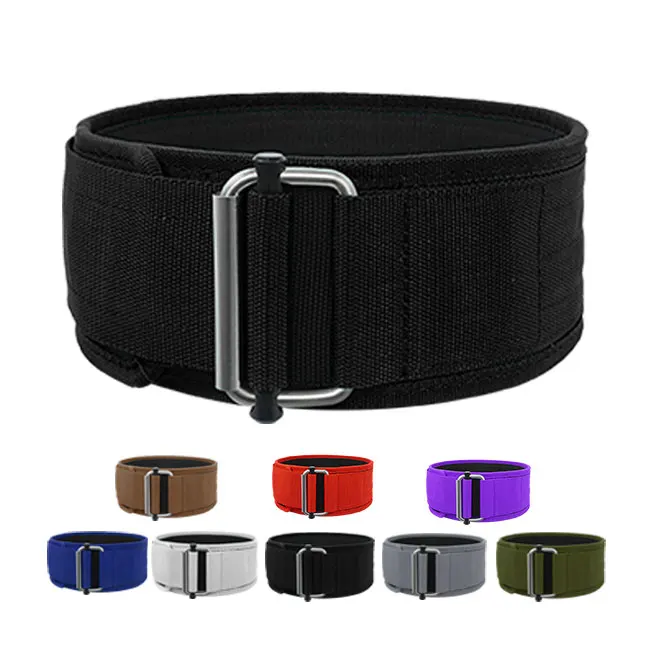 Adjustable eva weightlifting back support belt nylon belt gym weight lifting belt