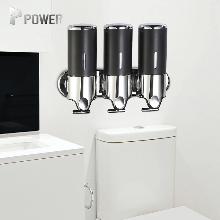 500ml Wall Mounted Hotel Shampoo And Conditioner Manual Liquid Soap Dispenser