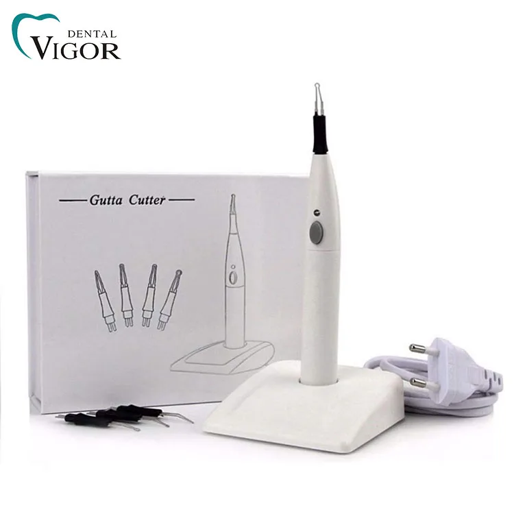 4 Tips Gutta Percha Gum Cutter Wireless White Endo Dissolved Breaker Cutting Tools