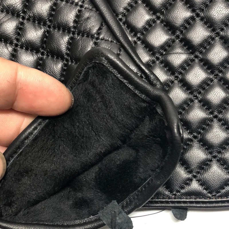 2021 autumn and winter new sheepskin gloves men and women wear-resistant outdoor warm fashion leather gloves wholesale custom