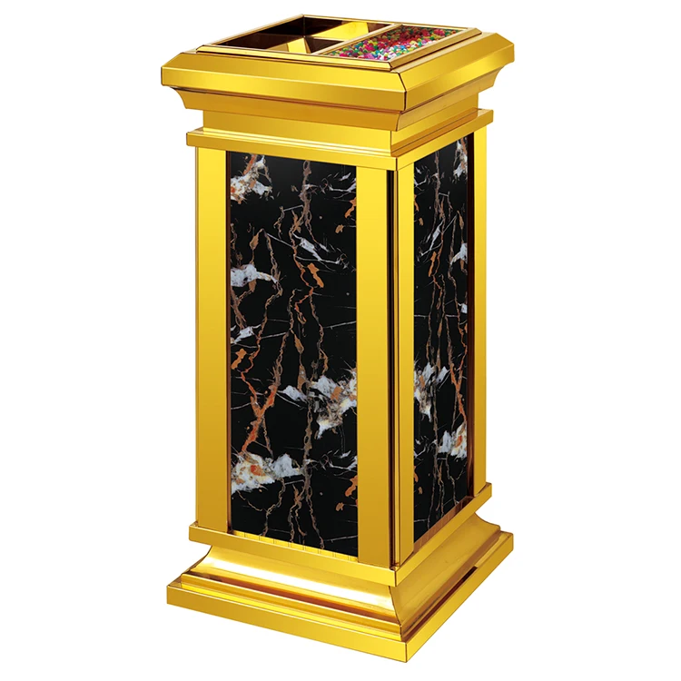 China factory supplier outdoor garden garbage waste trash can bin