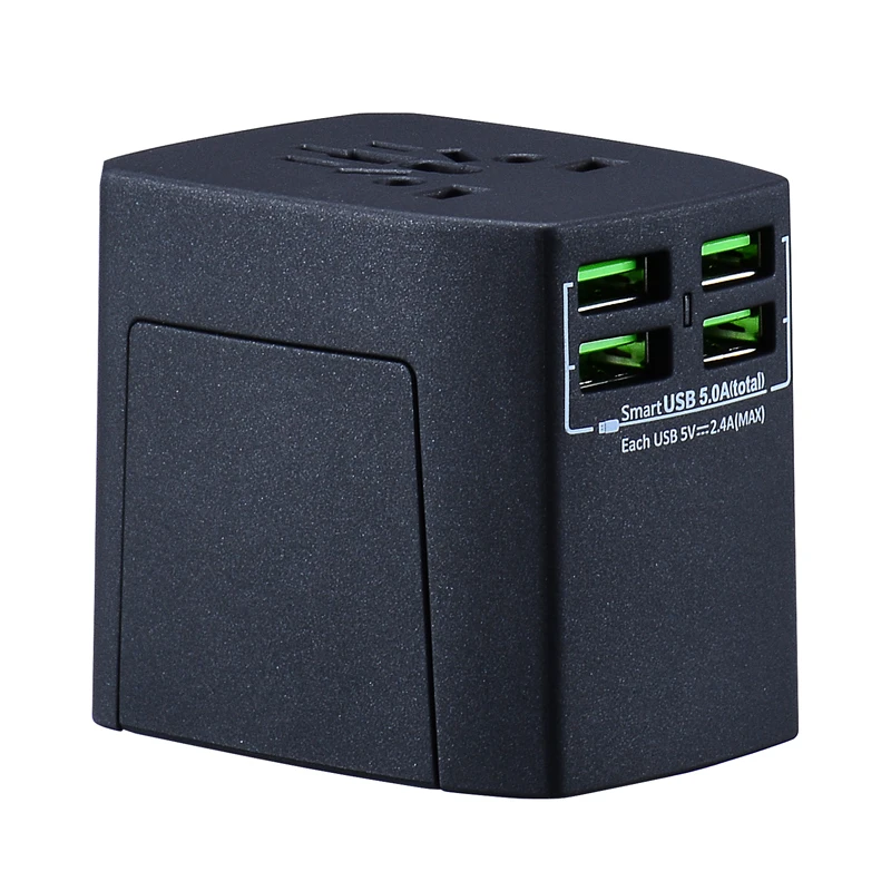 4 USB Port All in One USB Charging outlet AU/US/UK/EU Plug World Universal Travel Adapter