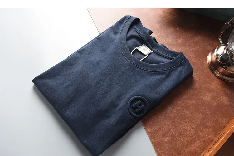 Custom Logo 320 gsm 3D Printing Clothing Oversized  Tshirt Men Embossed T Shirt