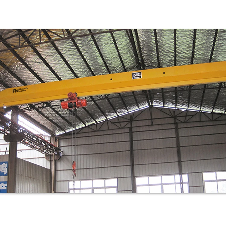 Single Beam Monorail Hoist Electric Overhead Crane Design for Workshop