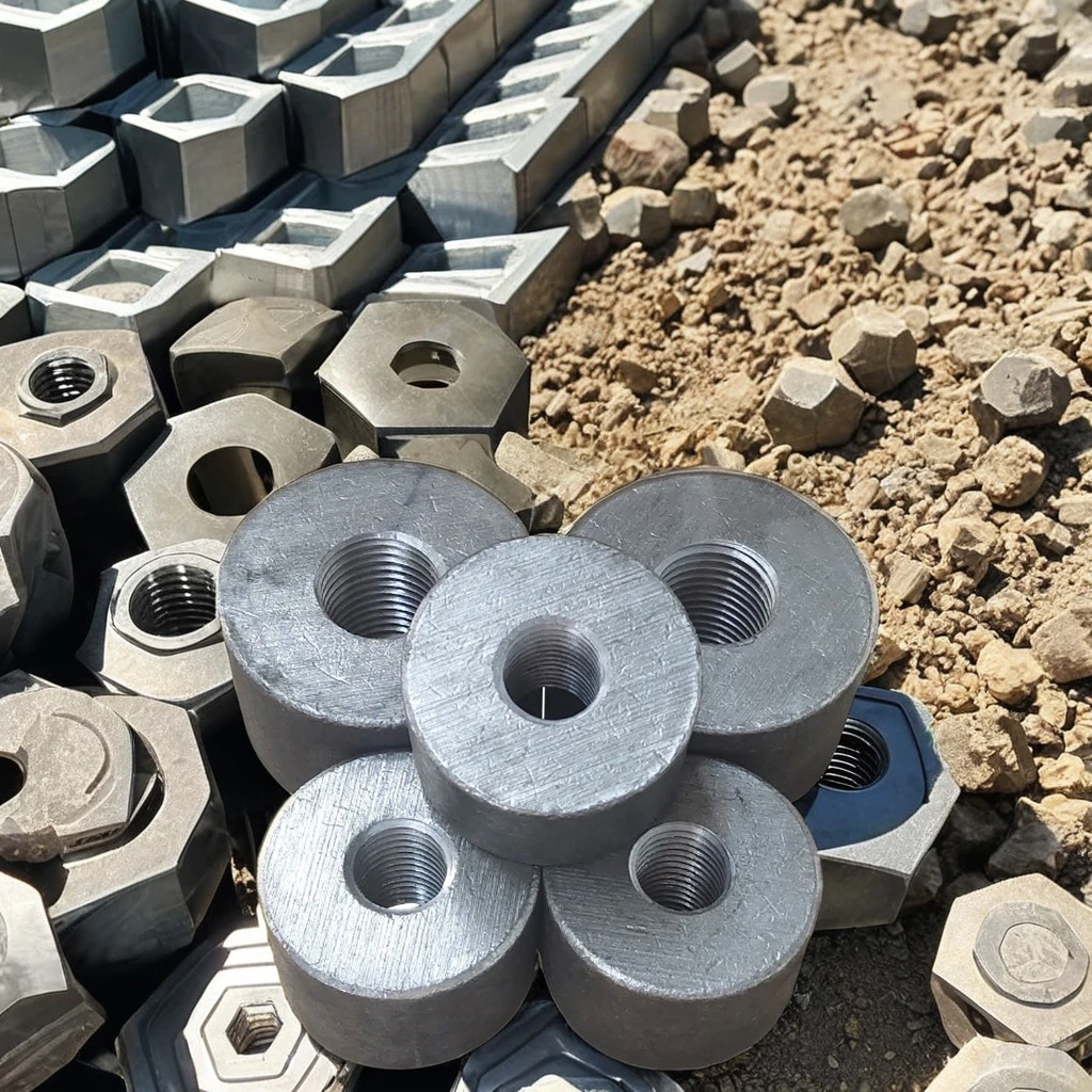 High Quality Iron Steel Anchor Plate Coupler Nut Certified for High-Rise Building and Metal Construction Materials