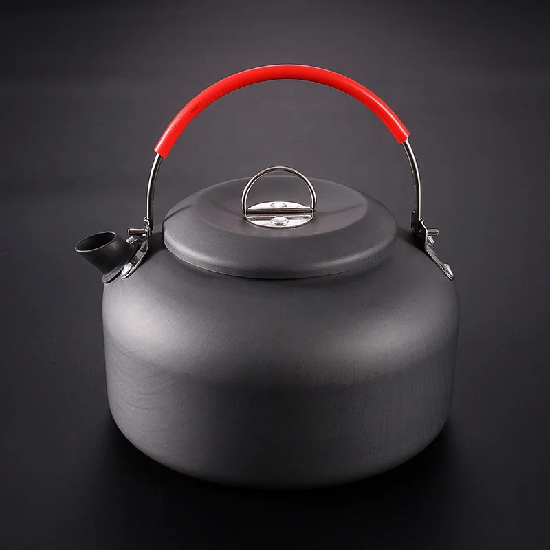 Chinese supplier New fashion 0. 8l teapot camping boiling water tea pot outdoor kettle portable camping aluminum pot