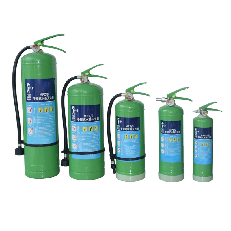 MSWJ980 Green fire extinguisher Car-mounted household fire certification water-based fire extinguisher