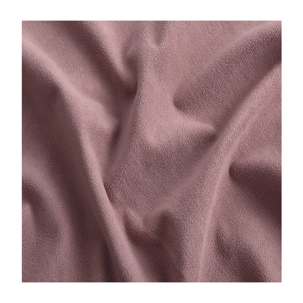 factory directly sell uphlostery fabrics  velvet 100% polyester 330 gsm berber fleece velvet fabric