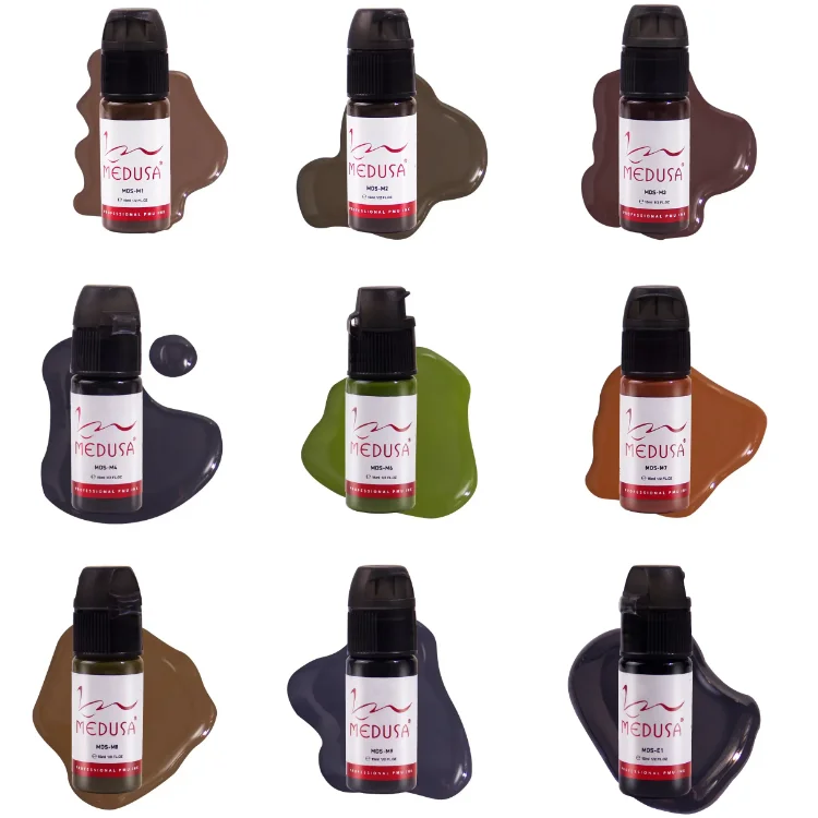 OEM Available MEDUSA Best-selling PMU Pigments Skin Color Permanent Tattoo Ink from USA