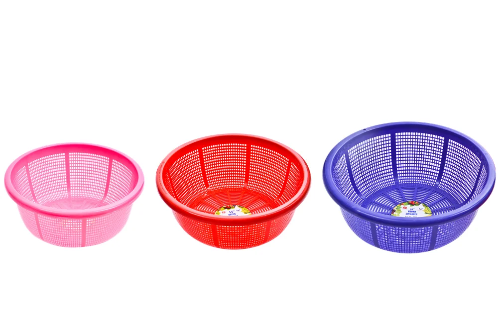 Top Newest Deals Big Plastic Basin Function of Colander Folding Basket Applicable to Restaurant School Canteen Home Usage