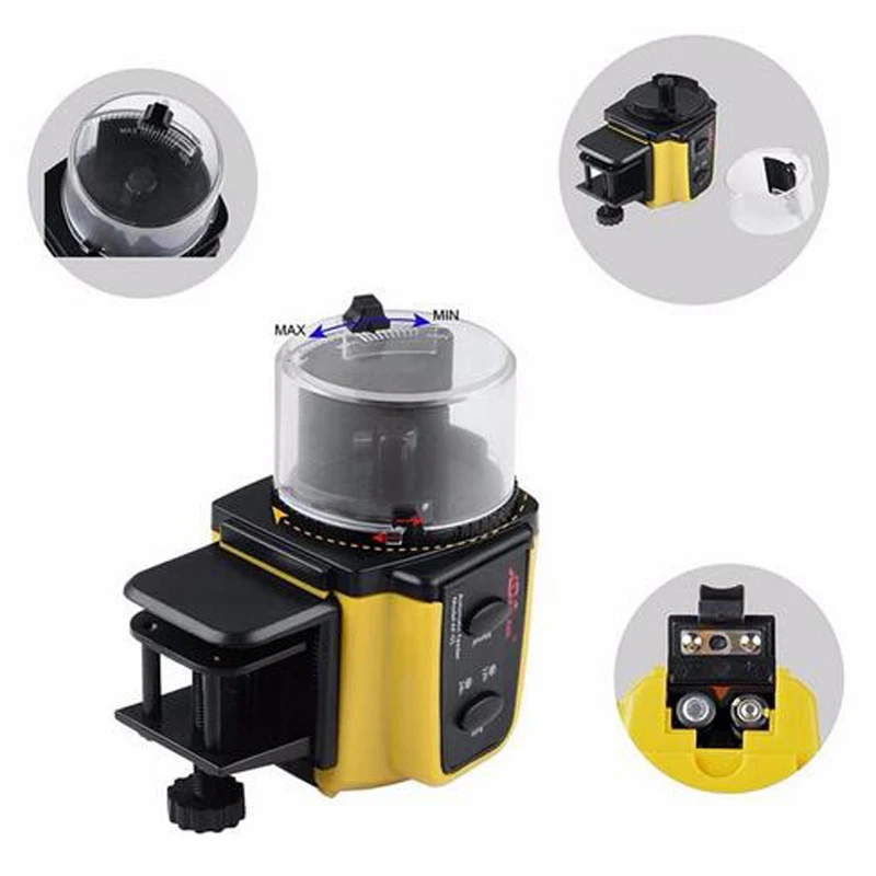 Auto fish feeder Aquarium Tank Digital LCD Automatic Food Feeding Electronic Fish Foods Feeder Liquid Food Dispenser