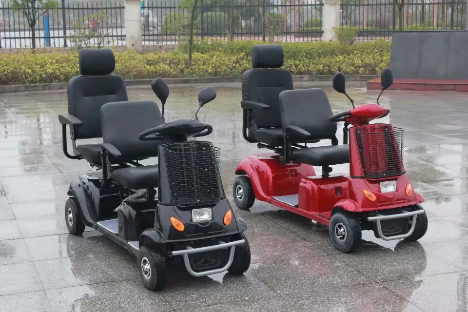 
Europe popular twin double two seat electric mobility scooter for tourist and resorts parks 