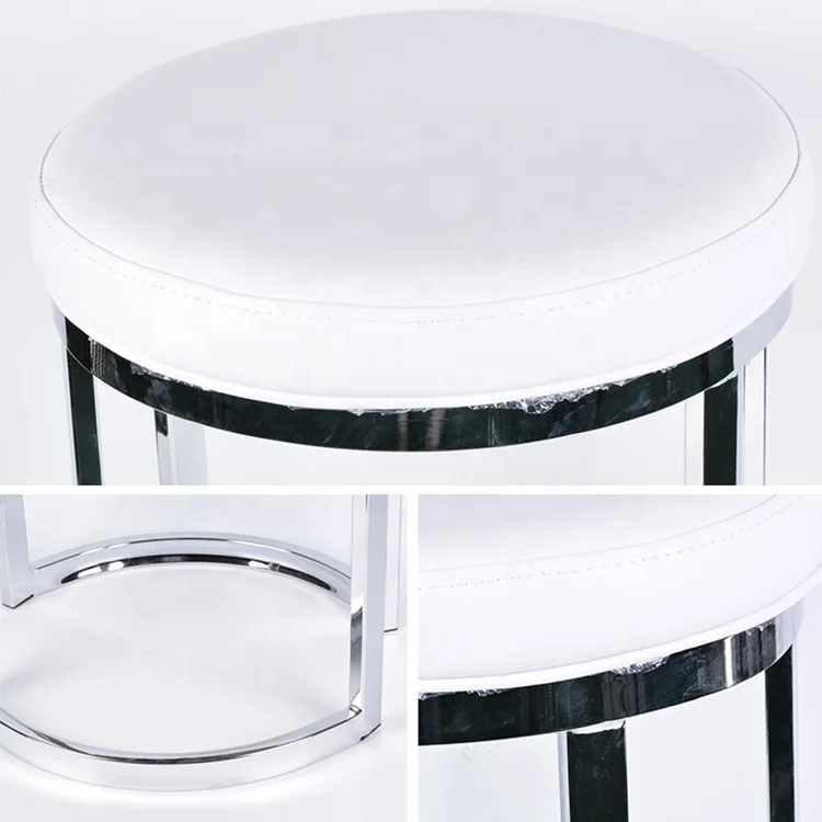 
High quality furniture leather ottoman stool 