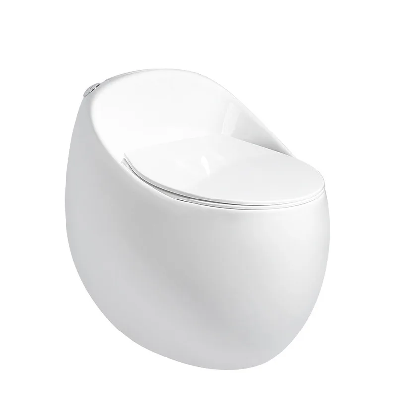 Porcelain Bathroom One Piece Toilet Ceramic egg Toilet White Smart Europe China Style Packing Modern Pattern Color Origin