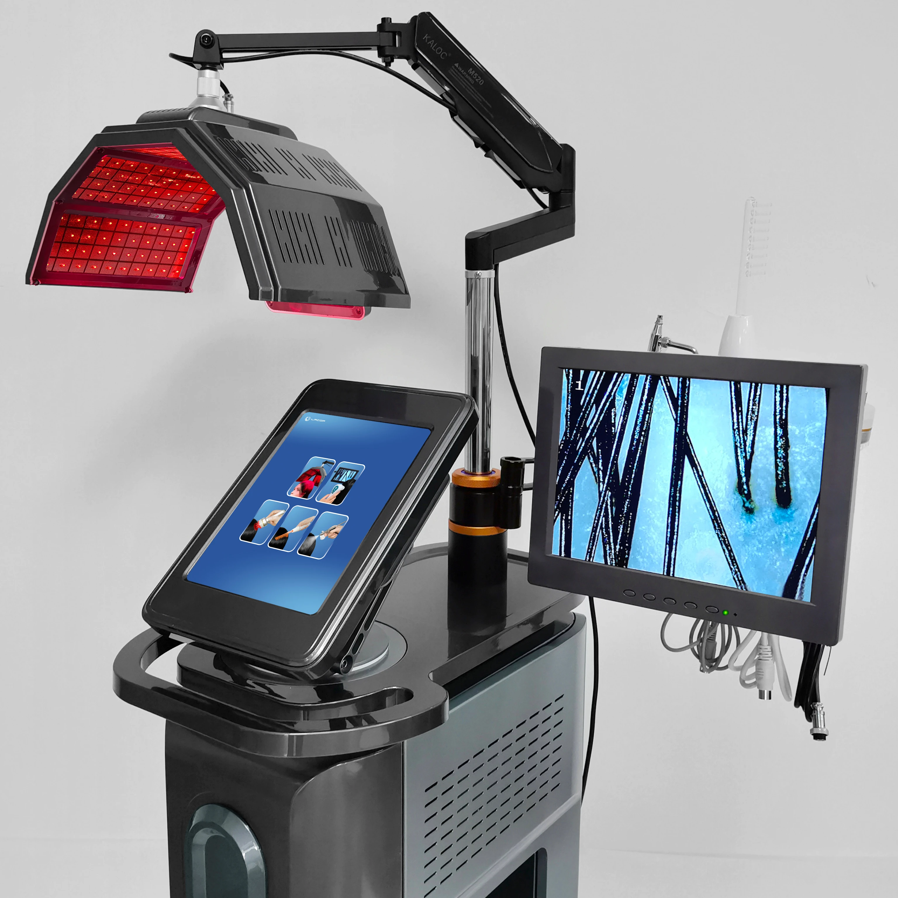 M New Model 650Nm Diode Multifunctional Hair Regrowth Head Massage Hair Loss Treatment Machine led Pdt 7 In 1Machine