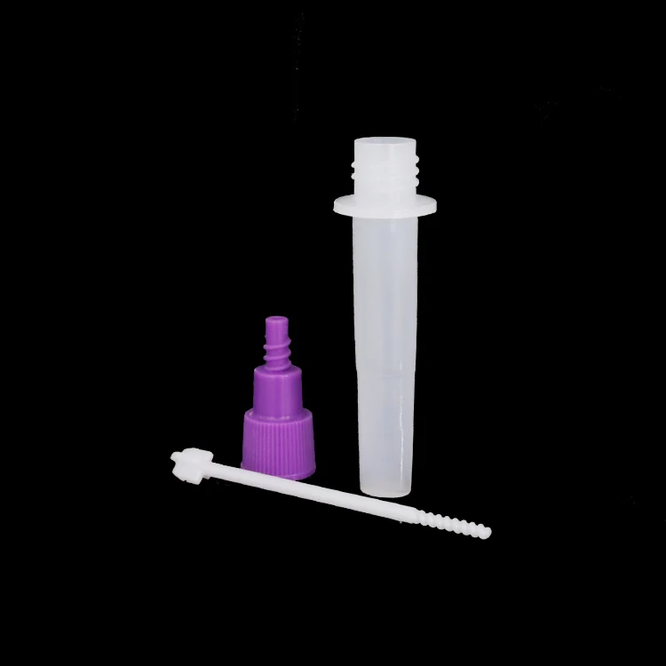 Disposable 3 ml 5 ml One-step Fecal Occult blood Collection Stool Fob Test Buffer Sample Tube