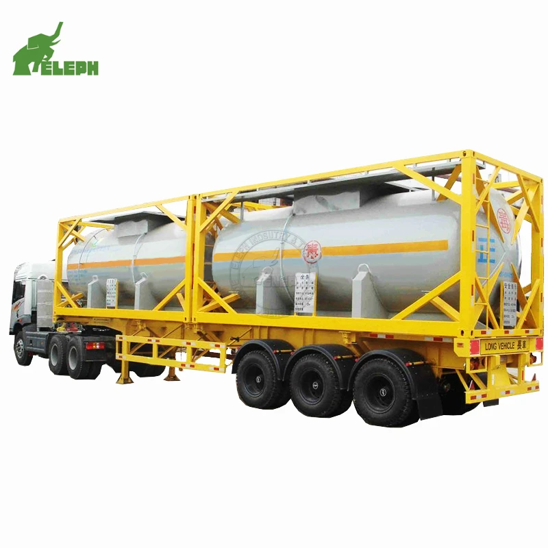 2024TOP 20ft 40ft LNG LPG хранение ISO контейнер-цистерна трейлер-цистерна